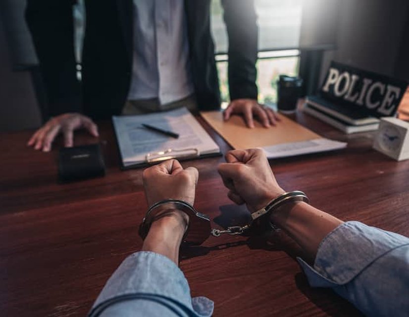 Attorney meeting with client